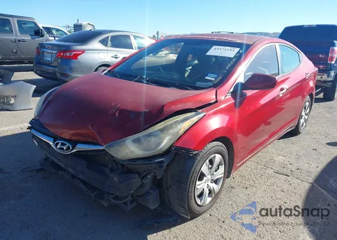 2016 Hyundai Elantra Se z USA, uszkodzony, nr VIN 5NPDH4AE7GH789059